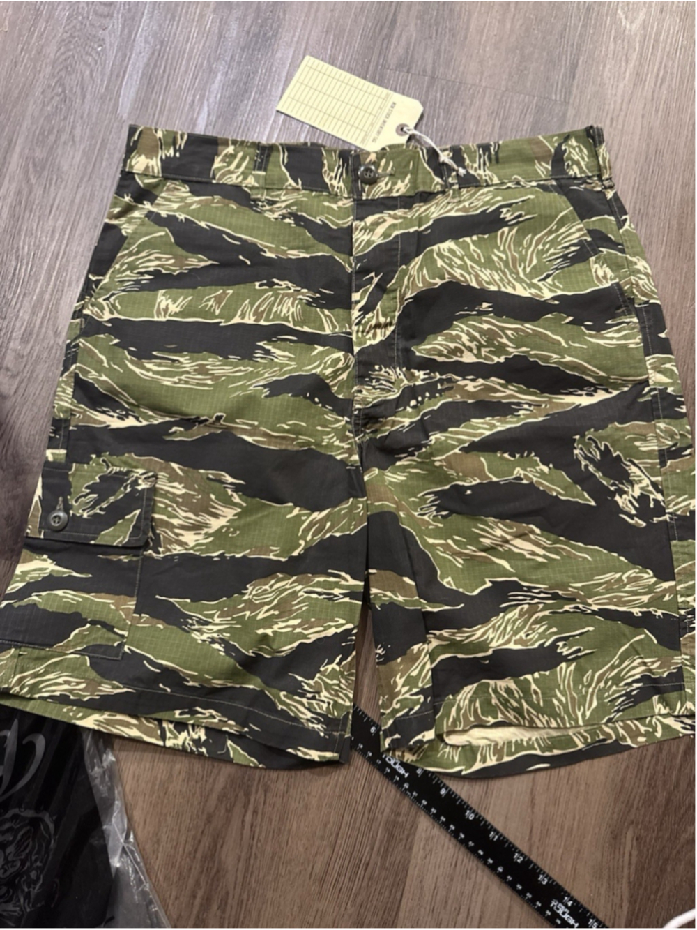 New Vintage 90’s Rothco Tiger Stripe Vietnam War Repro Camo BDU Shorts XL 42 - Picture 10 of 15